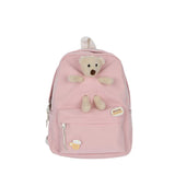 Personalized Bear Backpack Green Travel Schoolbag
