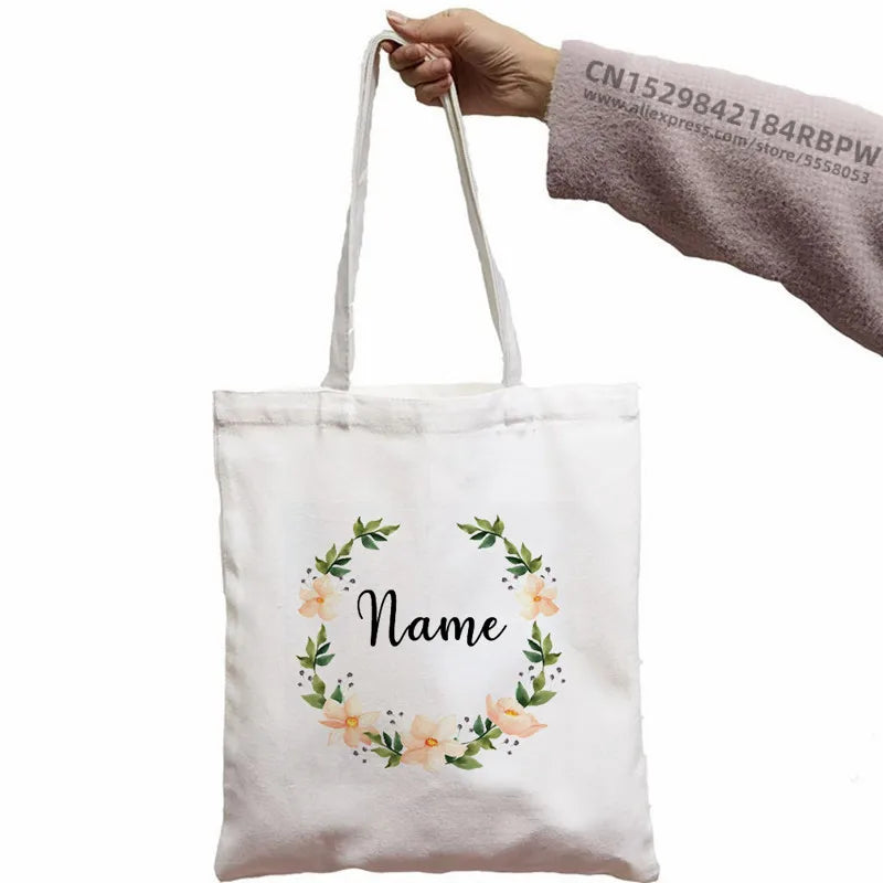 Personalized Bridesmaid Bags with Name Tote Bag
