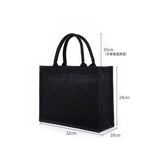Personalized Bridesmaid Large Beach Bag Burlap Shopping Bags