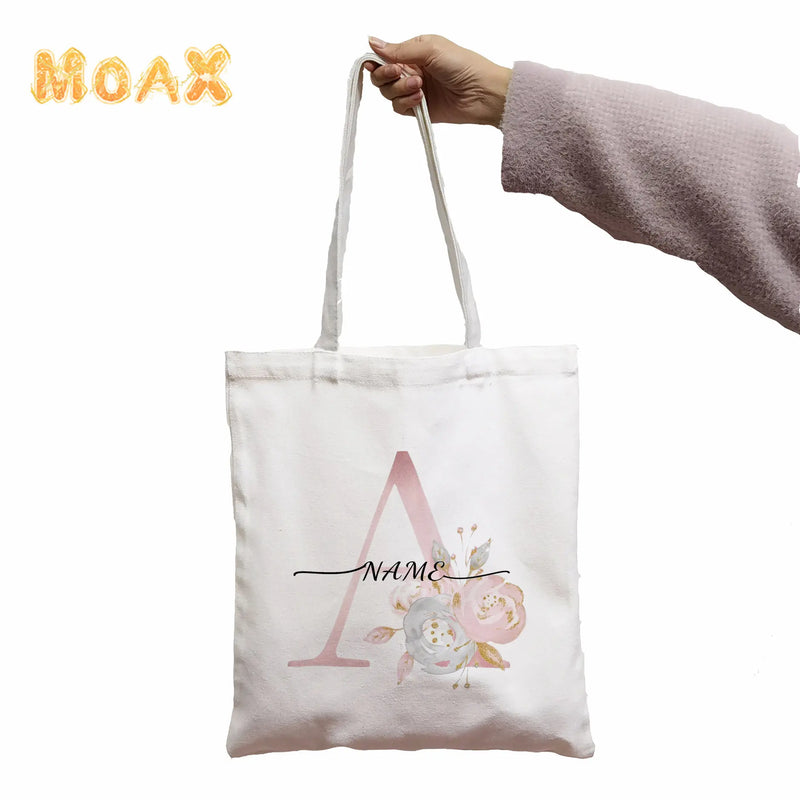 Personalized Bridesmaid Shoulder Bag Maid of Honor Name Handbag Bridal Bachelore