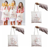 Personalized Bridesmaid Shoulder Bag Maid of Honor Name Handbag Bridal Bachelore