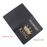 Personalized King & Queen Passport Cover with Names