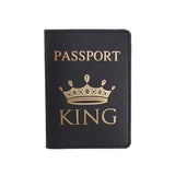 Personalized King & Queen Passport Cover with Names