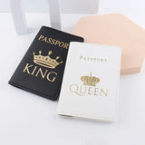 Personalized King & Queen Passport Cover with Names