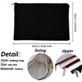 Personalized Name Letter Print Makeup Bag Organizer Wash Storage Pouch