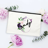 Custom Name Makeup Bag for Bridesmaid Gift