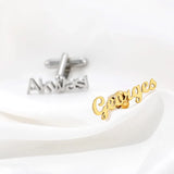 Custom Wedding Date Cufflinks for Men - Personalized Gentleman Shirt Accessory