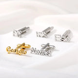 Custom Wedding Date Cufflinks for Men - Personalized Gentleman Shirt Accessory