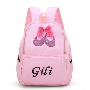 Monogrammed Ballerina Dance Backpack for Little Girls
