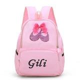 Monogrammed Ballerina Dance Backpack for Little Girls
