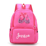 Monogrammed Ballerina Dance Backpack for Little Girls