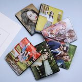 Personalized Double Photo Men Wallet - Two Pictures Gift for Him