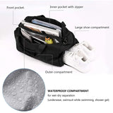 Personalized Duffel Bag Embroidered Gym Travel Wet Dry Pockets Shoe Compartment