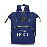 Personalized Embroidered Baby Backpack Travel Mommy Bag Stroller
