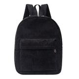 Custom Embroidered Corduroy Travel Bag Student Backpack