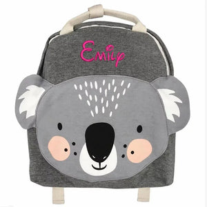 Personalized Embroidery Children Backpack Animals Girl Boys Backpack