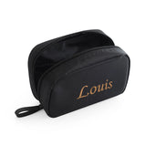 Personalized Embroidery Cosmetic Storage Bag Portable Waterproof Makeup Bag