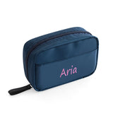 Personalized Embroidery Cosmetic Storage Bag Portable Waterproof Makeup Bag