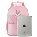 Ballerina Pink Duffel for Ballet Class with Crossbody Name Embroidery