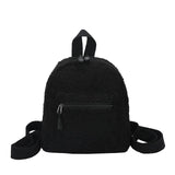 Personalized Embroidery Mini Girls' Backpack Plush Women's Backpack