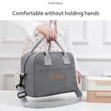 Personalized Embroidery Insulated Lunch Bag Waterproof Lightweight High Capacity