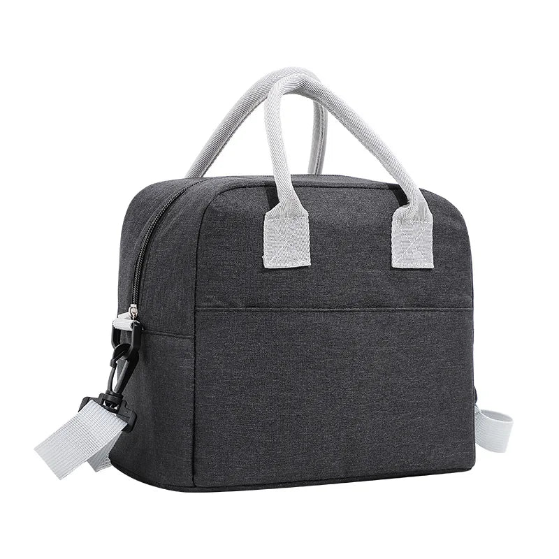 Personalized Embroidery Insulated Lunch Bag Waterproof Lightweight High Capacity
