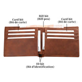 Personalized Men's PU Leather Laser Name Wallet