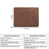 Personalized Men's PU Leather Laser Name Wallet