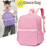 Personalized Girl Dance Bag Name Nylon Backpack Pink Ballet Little Girl Storage