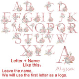 Personalized Girls School Bags Letter with Name Print Backpack