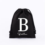 Personalized Initial Christmas Bag Kids Christmas Sack Gift Bag