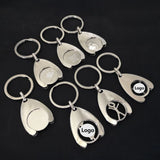 Personalized Keychain Lettering Shopping Cart Pluggable High Key Chain