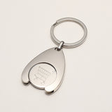 Personalized Keychain Lettering Shopping Cart Pluggable High Key Chain