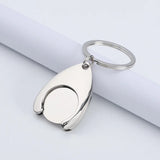 Personalized Keychain Lettering Shopping Cart Pluggable High Key Chain