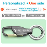 Personalized Lettering Keychain Men Key Chain Holder K372B