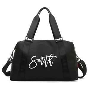 Personalized Men's Duffel Bag Pink Bridesmaid Bag