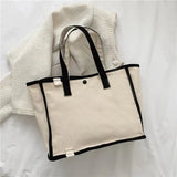 Personalized Pink Canvas Bag with Name Ladies Handbag Monogrammed Embroidery Art