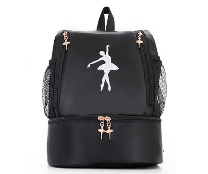 Pink Dance Bag for Girls Embroidered Name Ballet Dance Bag