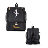 Pink Dance Bag for Girls Embroidered Name Ballet Dance Bag