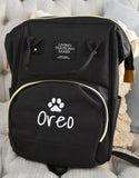 Customized Service Dog Bag with Embroidered Monogram