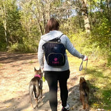 Customized Service Dog Bag with Embroidered Monogram