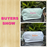 Personalized Nylon Embroidery Double Wash Bag