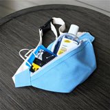 Kids Solid Canvas Chest Bags Waist Bag Boys Girls Fanny Pack
