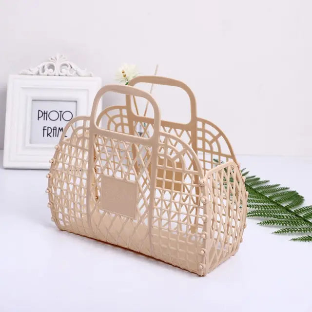 Summer Jelly Bag Large Capacity Beach Vacation Handbag