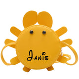 Personalized Toddler Crab Bag Valentines Gift Girls