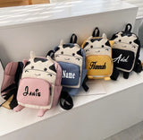 Personalized Toddler Cow Backpack for Kids Birthday Gift