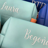 Personalized Travel Makeup Bag Embroidery Waterproof Organizer Pouch