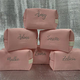 Personalized Travel Makeup Bag Embroidery Waterproof Organizer Pouch