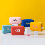 Personalized Travel Makeup Bag Embroidery Waterproof Organizer Pouch