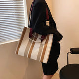 Vintage Large Capacity Shoulder Bag Canvas Totes